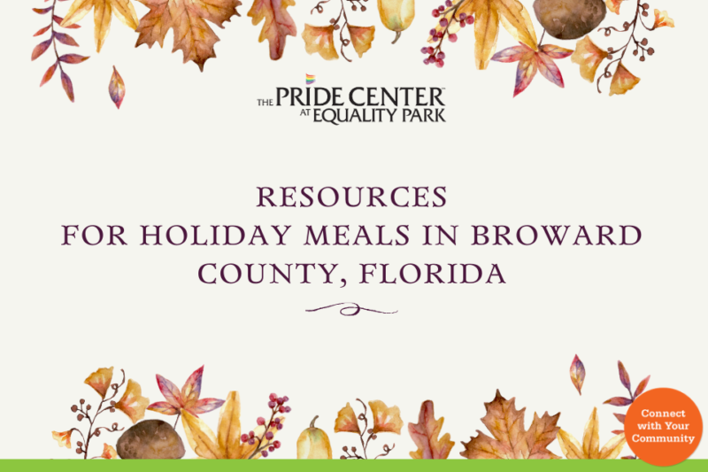 Resources for Holiday Meals in Broward County, Florida