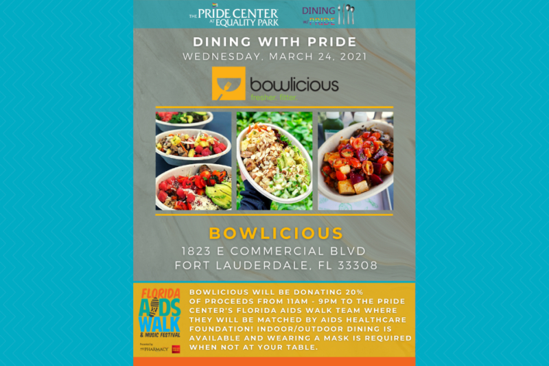 Dining with Pride Bowlicious in Fort Lauderdale on March 24